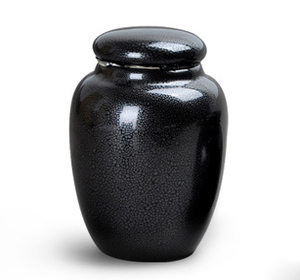 油滴天目釉茶叶罐（大）陶瓷油滴天目茶叶罐