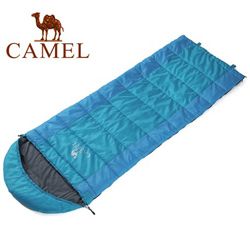 骆驼户外睡袋 野营户外 睡袋超轻 春秋可拼接双人睡袋